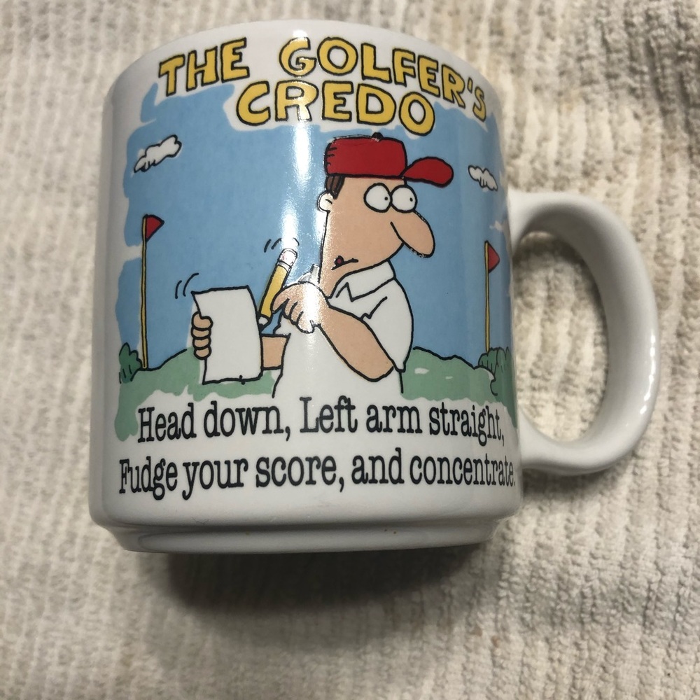 Vintage Funny golf mug